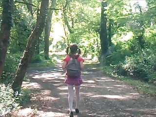 aurelia schoolgirl lost in forest