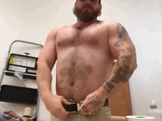 Dad MARRIED STRAIGHT HAIRY REDNECK SHOWS OFF