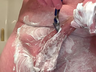 Masturbation Shaving Big Cock